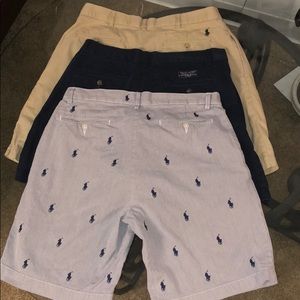Three Pairs of Polo Ralph Lauren Shorts COMBO DEAL